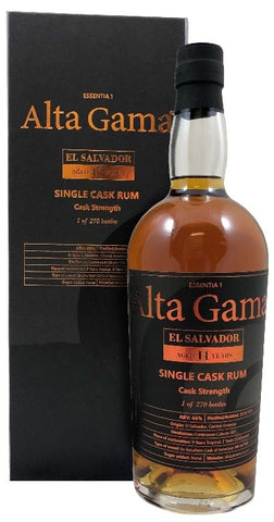 Alta Gama Rum El Salvador Rum Aged 11 Years, SIngle Cask, cask strenght - Rum4me